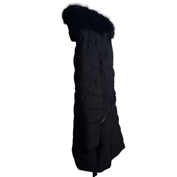 MICHAEL MICHAEL KORS Plus Size Belted Faux-Fur-Trim Hooded Puffer Coat, Size XXL - Picture 5 of 16